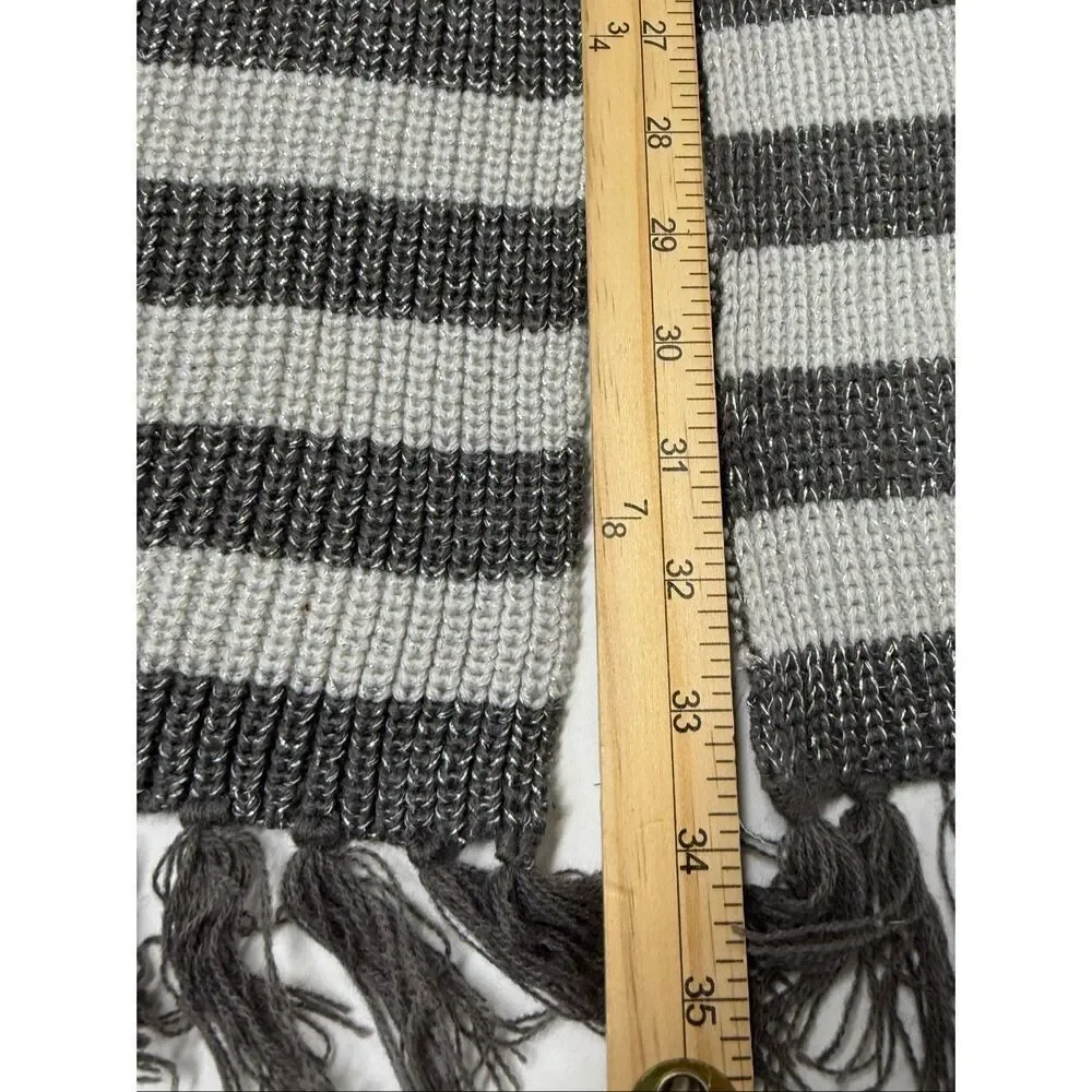 Set of 2 Skarves Adult/ Kids Stripped Gray